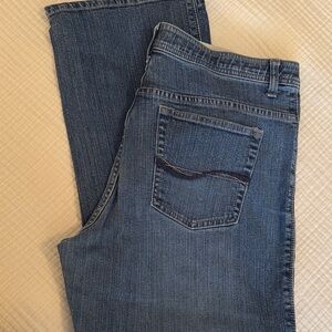 Lee Women's Straight Leg Blue Jeans 16S